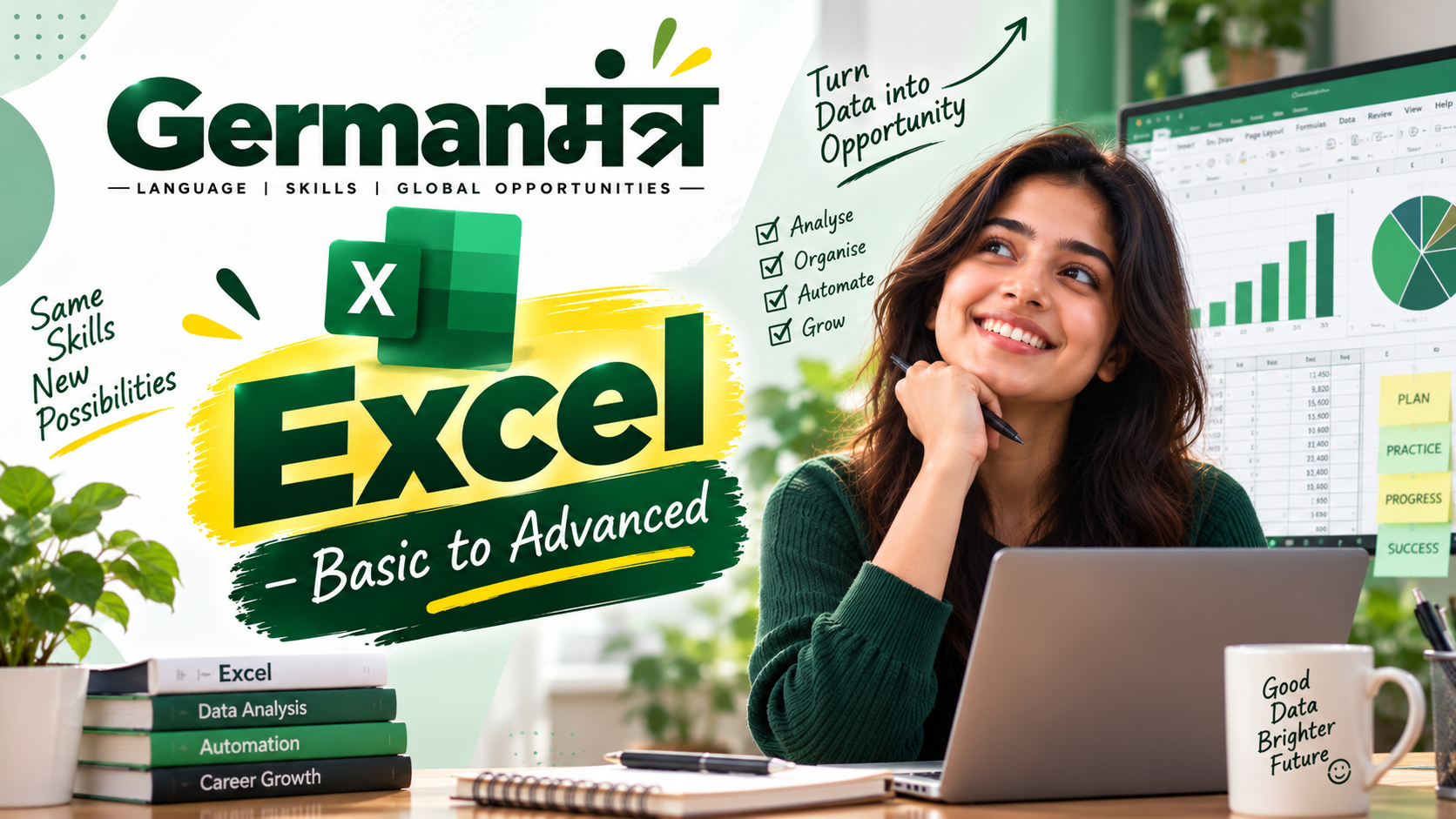 Excel — Basic to Advanced — online course by German Mantra